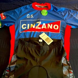 Men’s XL Cinzano Shirt and bike pants Combo, EVERYTHING Must GO!